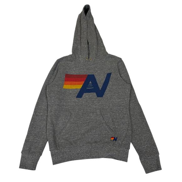 Aviator Nation Other - Aviator Nation Big Logo Hoodie Youth Kids Size 8 Retro Loungewear